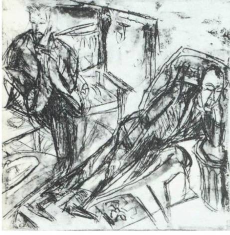 Die Siesta (1915) by Ernst Ludwig Kirchner | Freie Universität Berlin