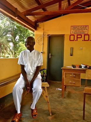 Dr. David Abdulai at his Shekhina Clinic in Tamale 