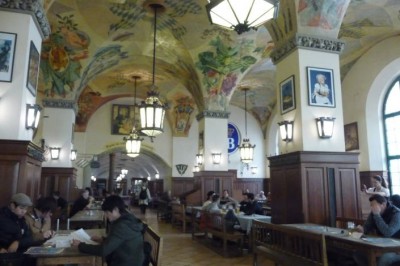 Inside the Hofbrauhaus