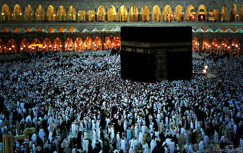 Muslim Prayers at Kaaba, Mecca
