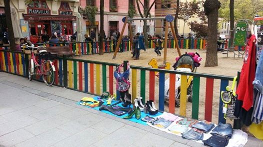 Playground in Plaza Dos de Mayo