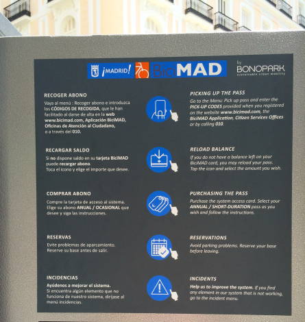 BicMad Stand, directions