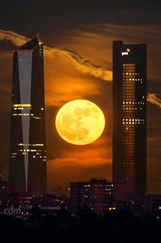Madrid Skyline | via Pinterest