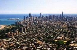Chicago, Windy City, aerial view