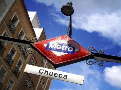 Chueca, Madrid, metro