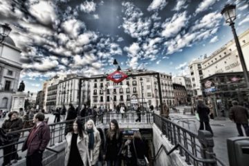 Opera, subway, Madrid