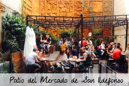 Patio del Mercado de San Ildefonso | vía Madrid Confidential