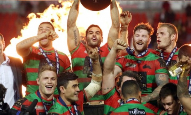 South Sydney Rabbitohs winning the World Club Championship in 2014 | via The Guardian