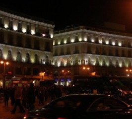 noche, Sol, Madrid