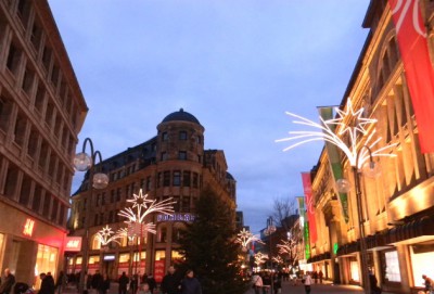Schildergasse Street, one of Cologne's premier shopping locations