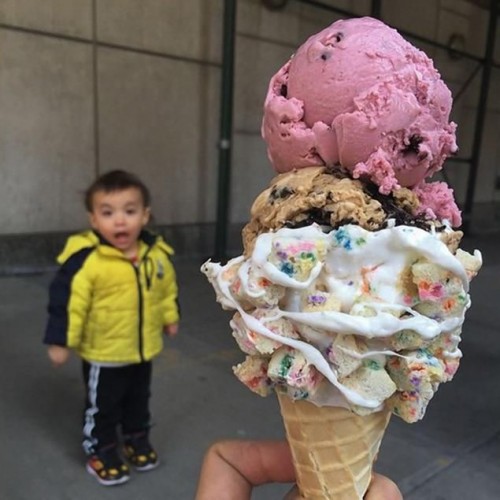 Baby’s Favorite Ice Cream! | via NY Daily News 