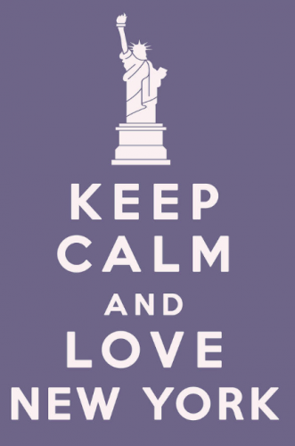 Keep Calm and Love NY, vía Pinterest 