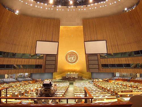 Hall- UN Headquarters- New York via Flickr