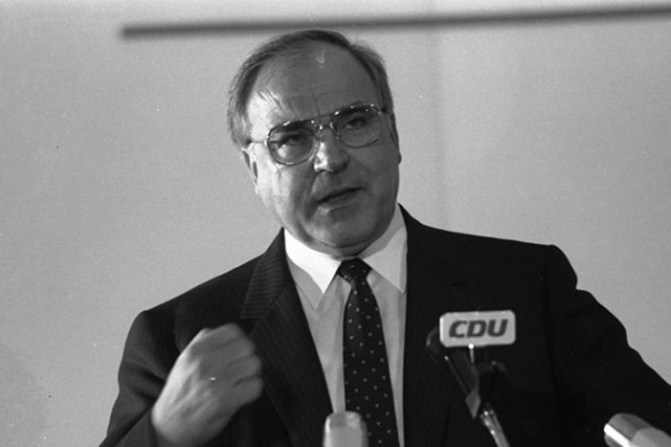 Helmuth Kohl back in 1983