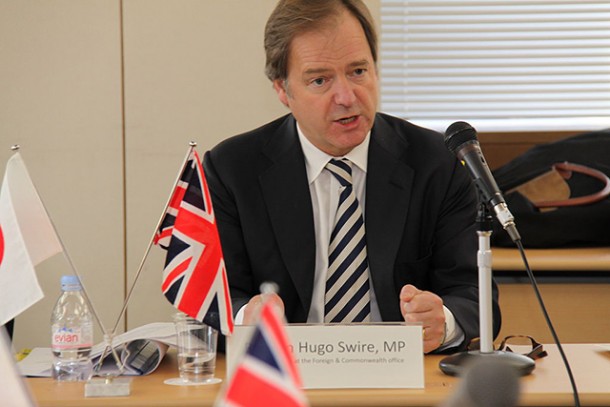 Hugo Swire, Minister of State for the Foreign and Commonwealth Office of UK