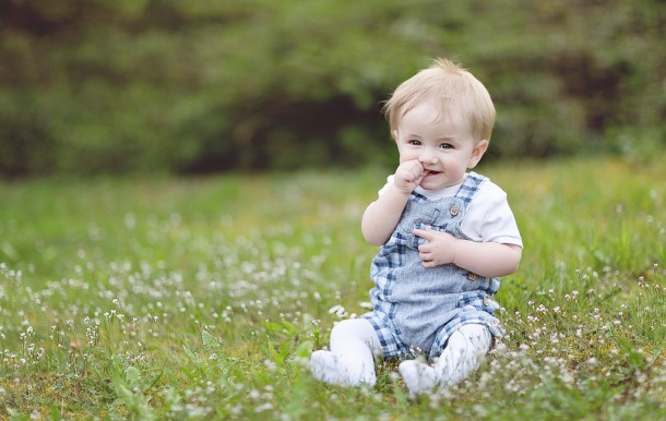Baby on Grass