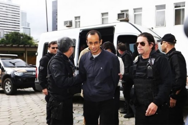 Brazilian police arrest Marcelo Odebrecht in Sao Paulo, Brazil, on June 19, 2015.