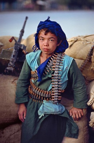 young Hazara solider : Steve Mc Curry