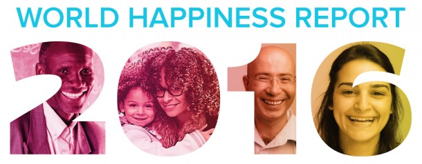 The logo of the World Happiness Report
